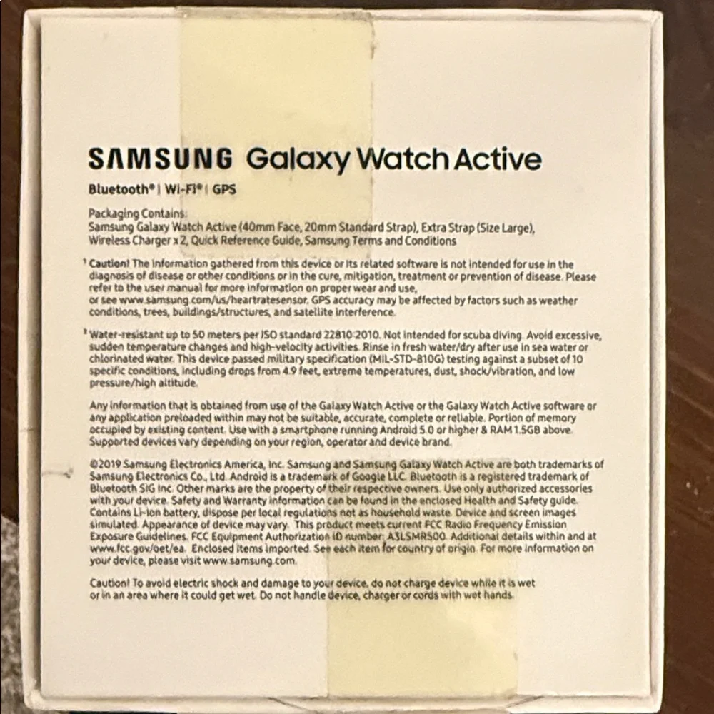 Samsung Galaxy Active Black Smartwatch